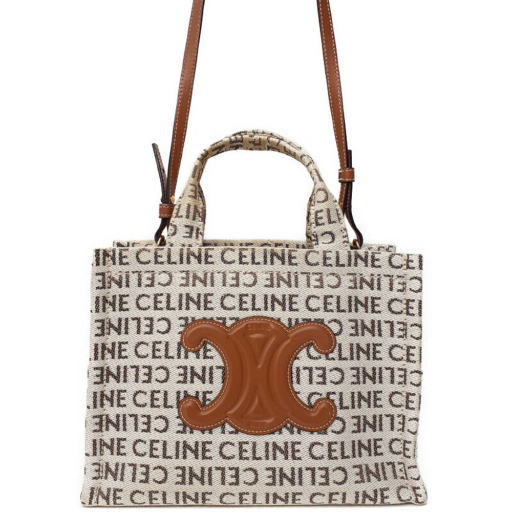 Celine Bag Thais Cabas Logo Triomphe - Picture 2 of 9